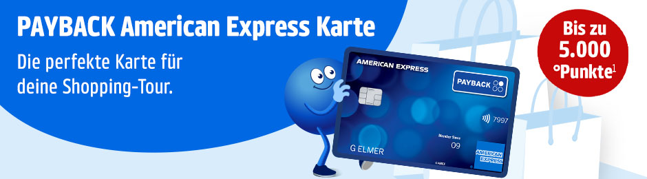 American Express: Die perfekte Karte für deine Shopping-Tour.